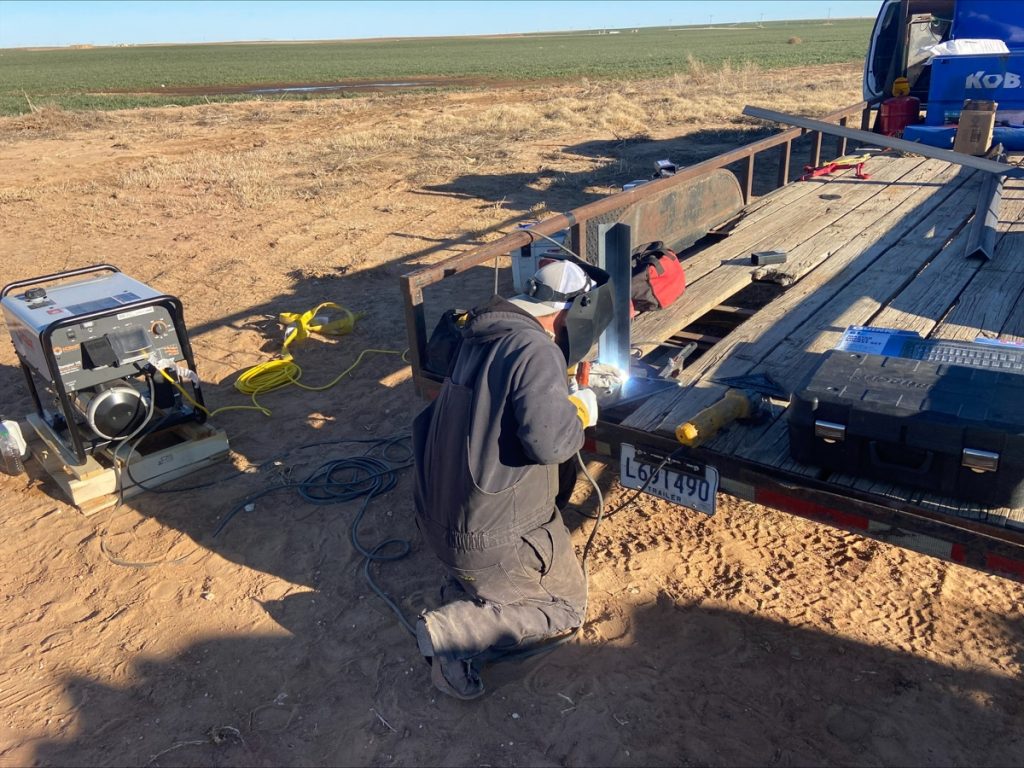 Poly pipe services by Down South Construction Services, serving Louisiana, Arkansas, Texas, Oklahoma, Kansas, Colorado, & Idaho.